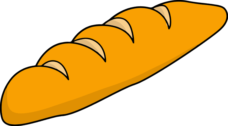 Golden Bread Loaf Delight PNG
