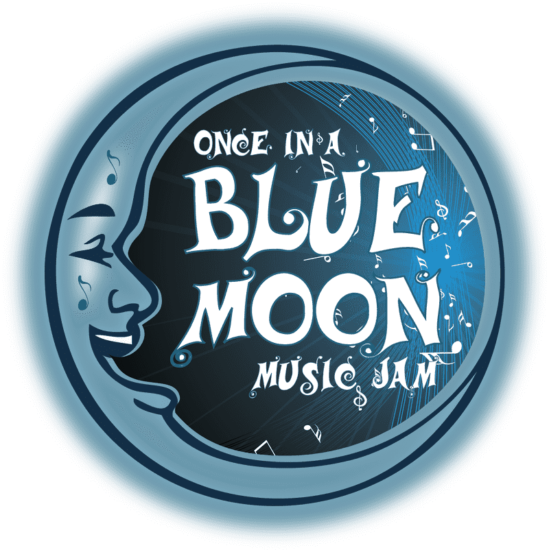 Once in a Blue Moon Music Notes Jam PNG
