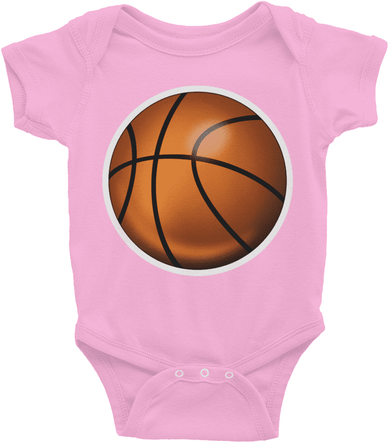 Basketball Dreamer Baby Bodysuit PNG