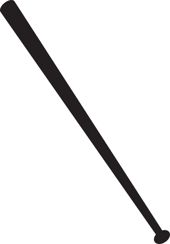Classic Baseball Bat for Every Player PNG