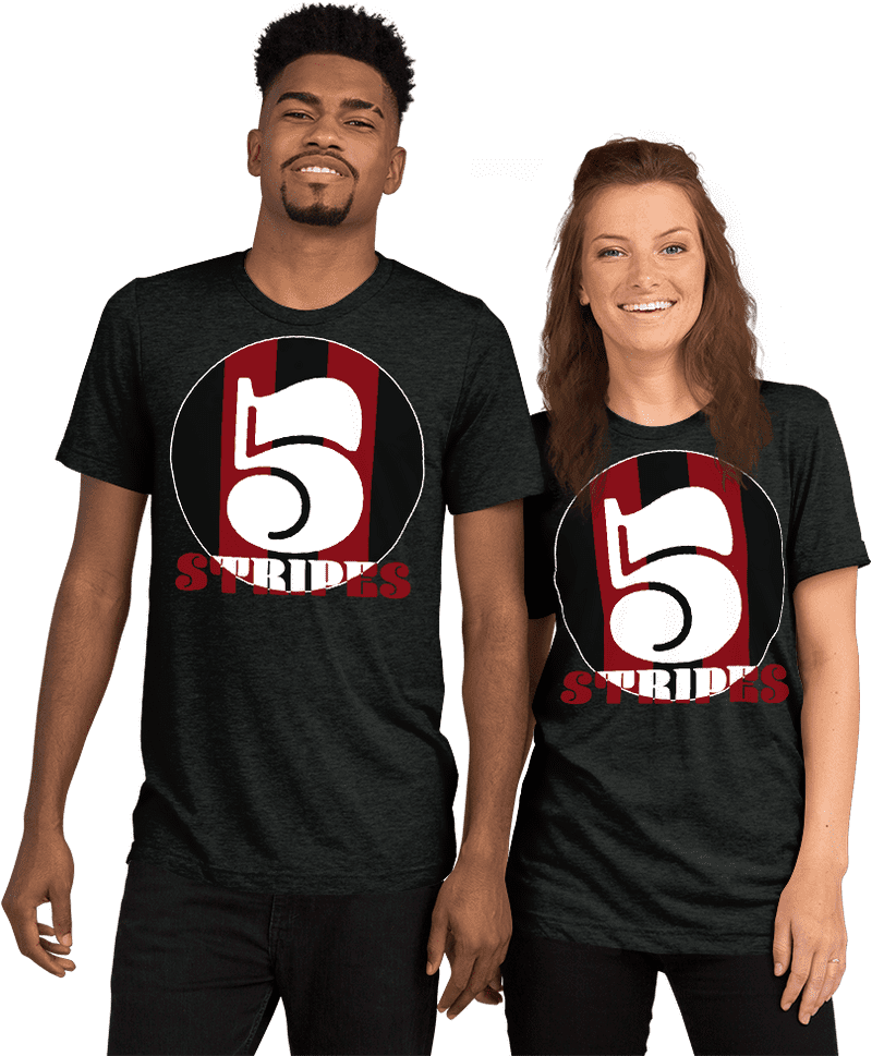 Five Strides Graphic Cloth Tees for All PNG