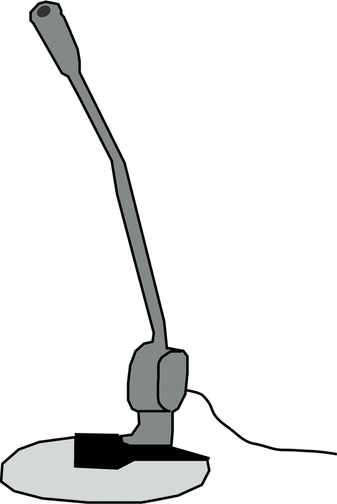 Stylish Desktop Microphone for Clear Audio Recording PNG