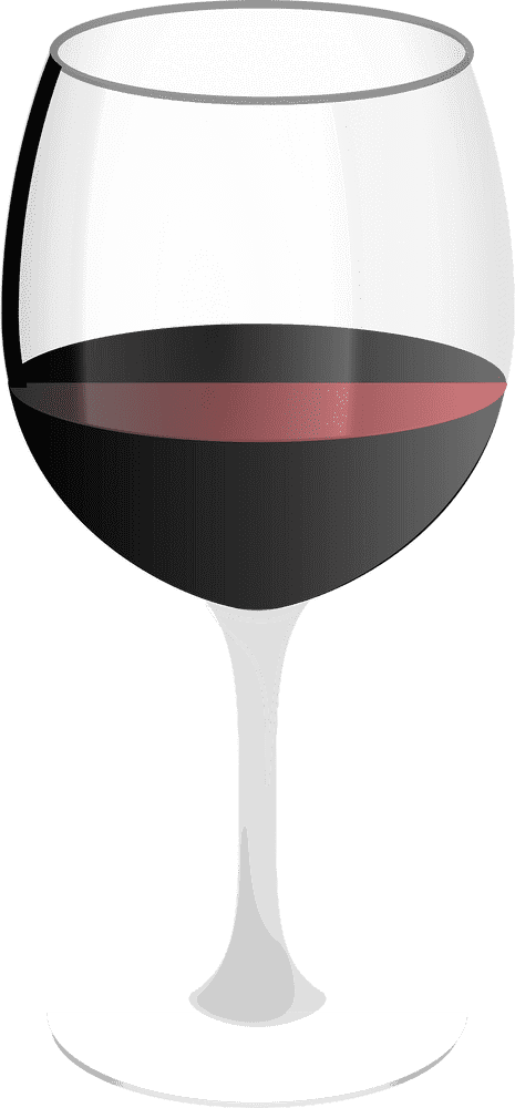 Magnifying Glass Over a Wine Glass PNG