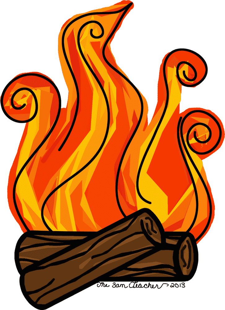 Campfire Glow Warmth of a Night Outdoors PNG
