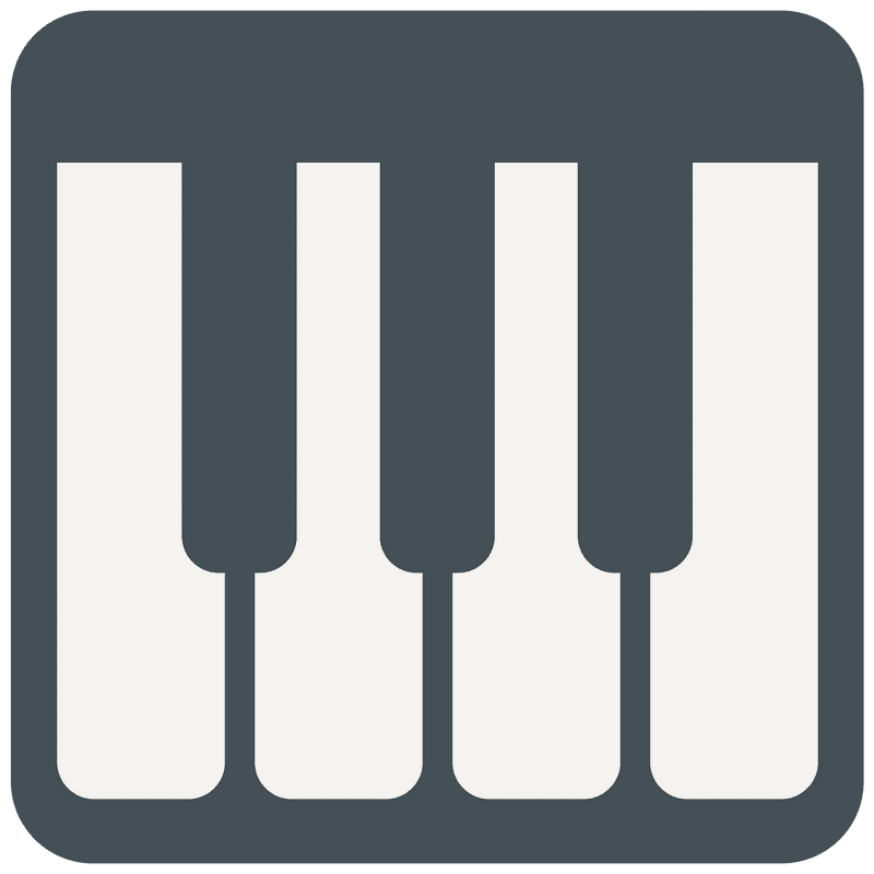 Musical Keyboard Melodies and Harmonies PNG