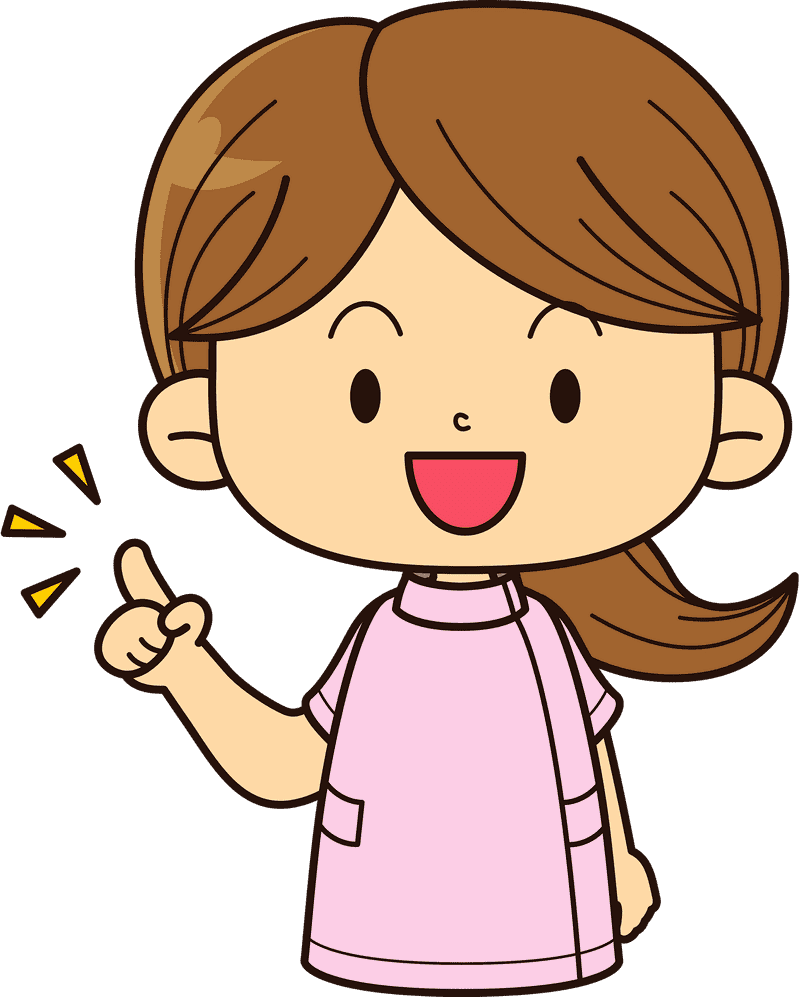Cheerful Nurse with a Bright Idea PNG