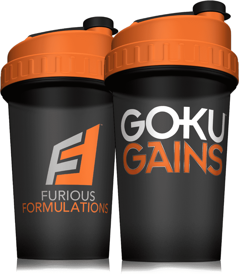 Furious Formulations Protein Shaker for Goku Gains PNG