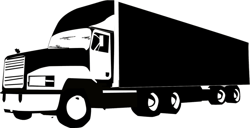 Streamlined Delivery Truck for Efficient Transport PNG