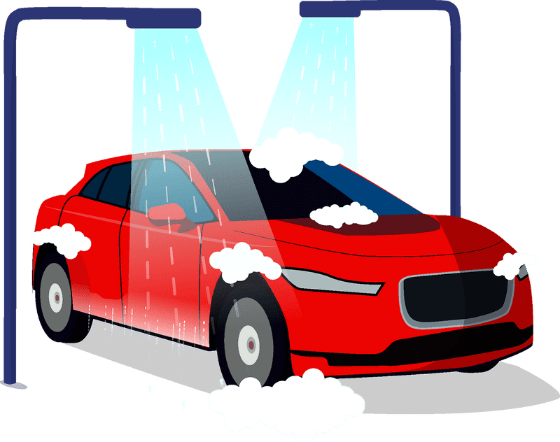 Ultimate Wash Powder Car Cleaning Experience PNG