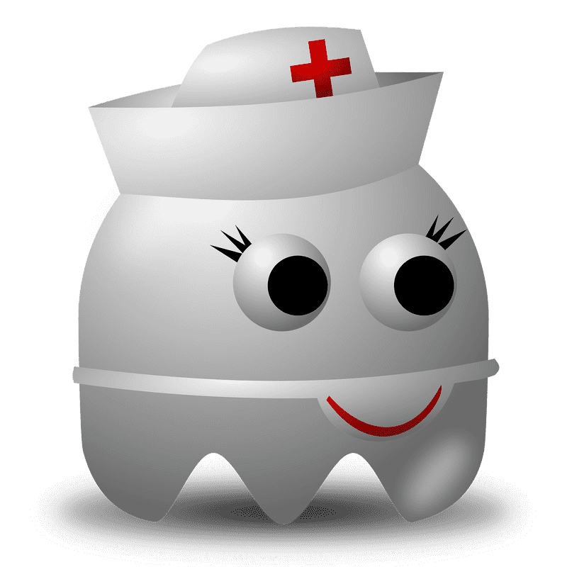 Cheerful Nurse Helper Character PNG