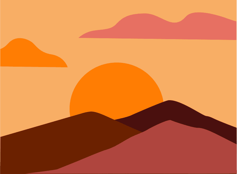 Sunrise Over Tranquil Mountains PNG