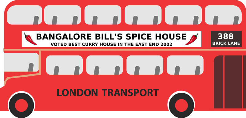 Spice House on Wheels The Curry Bus PNG