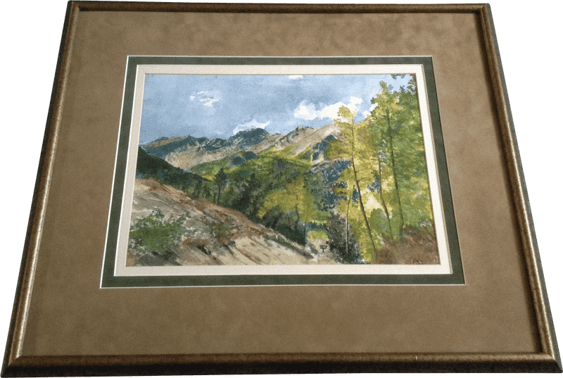 Digital Photo Frame for Captivating Nature Scenes PNG