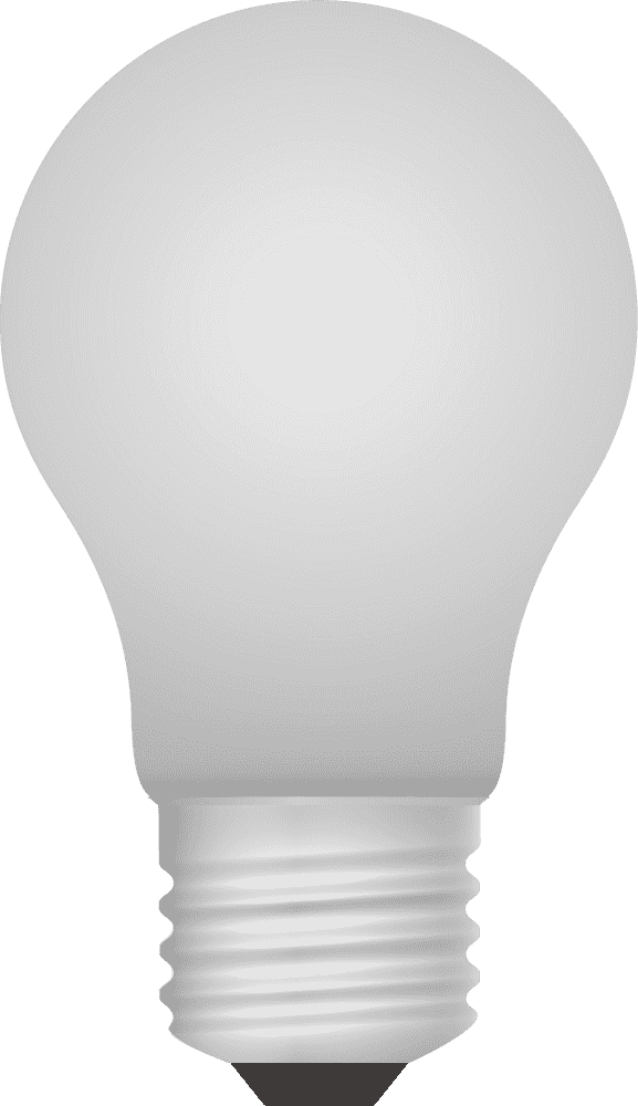 Illuminating Ideas with a Light Bulb PNG