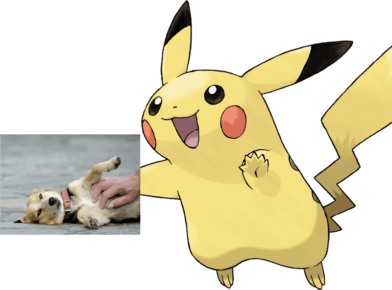 Playful Pikachu with Pet Collar Companion PNG