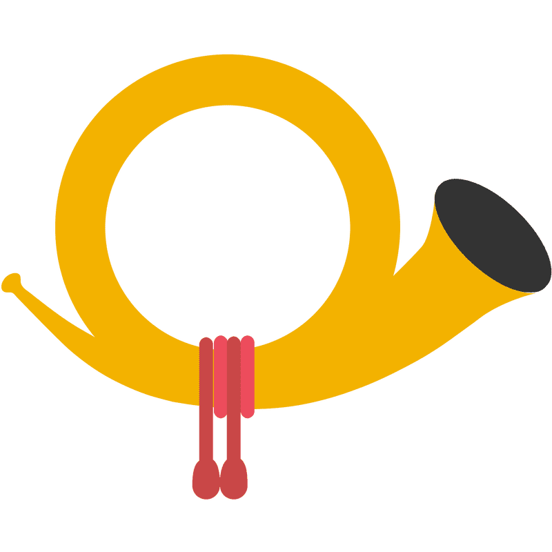 Vibrant Celebration with the Party Horn PNG