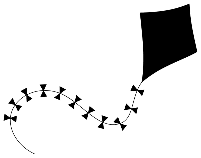 Graceful Kite Dancing in the Breeze PNG