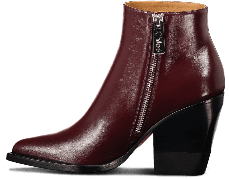 Deep Forest Elegance Stylish Ankle Boots PNG