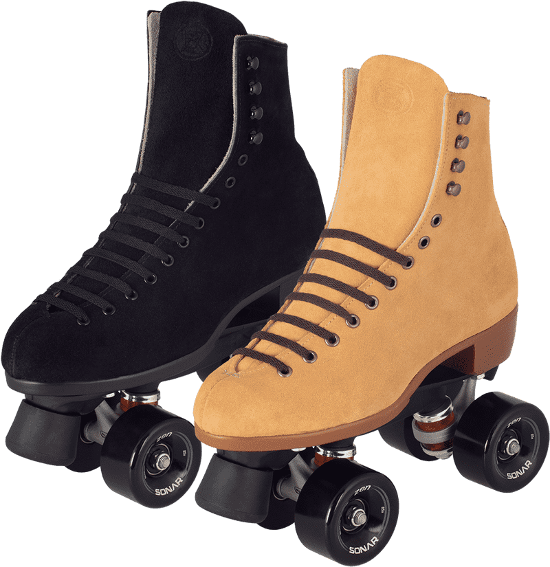 Paint Roller Inspired Skates for Creative Movement PNG