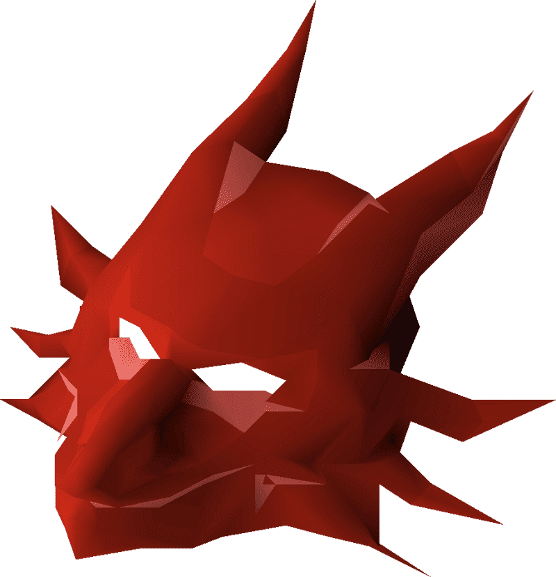 Crimson Dragon Welding Mask PNG