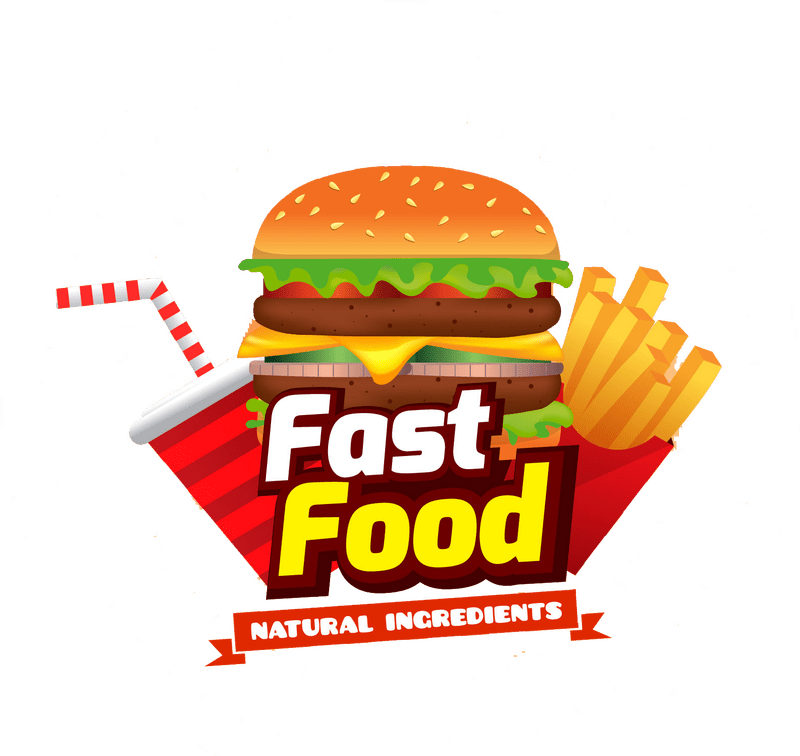 Fast Food Tasty Delights with Natural Ingredients PNG