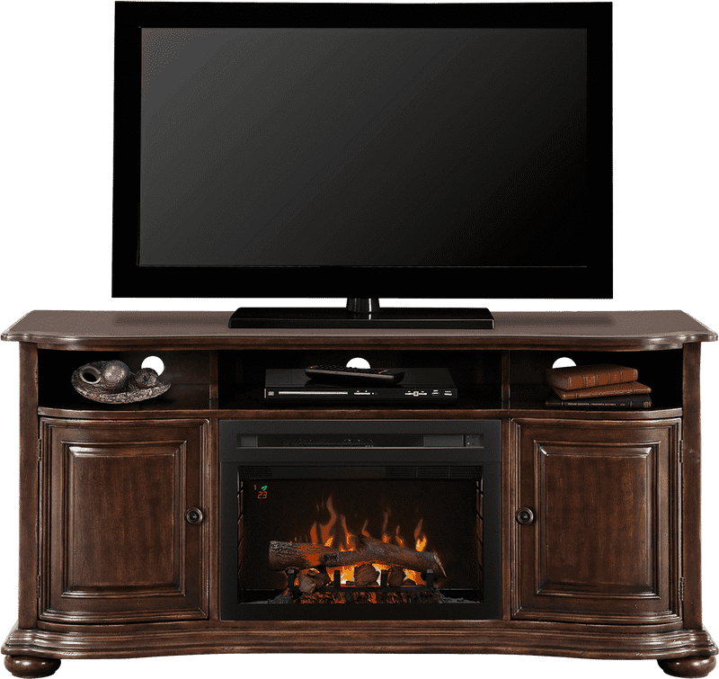 Cozy Living Room with Fireplace Harmony PNG