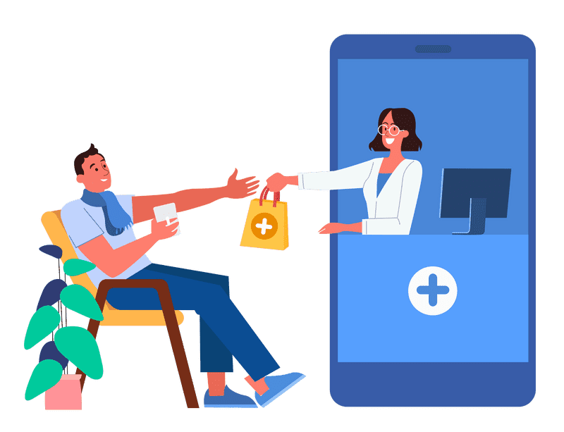 Integrating Technology in Modern Medicine Delivery PNG