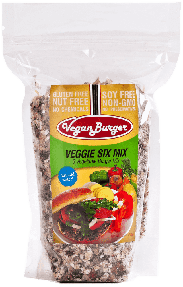Vegan Burger Delight Six Vegetable Mix Pack PNG