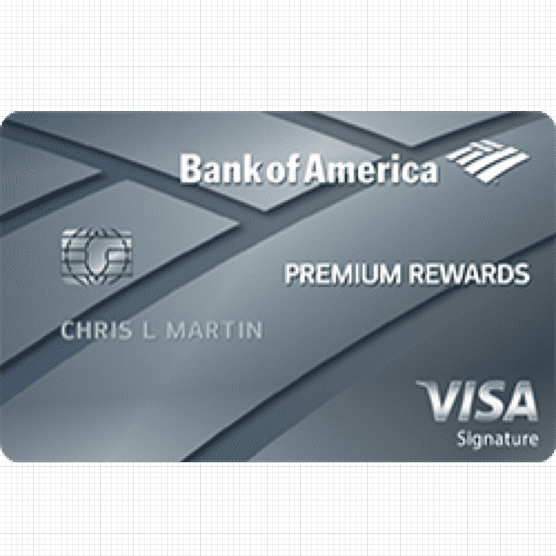 Bank of America Premium Rewards Credit Card PNG