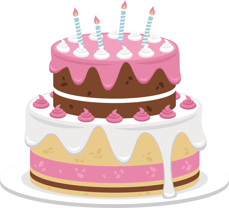 Delicious Birthday Cake Celebration Delight PNG