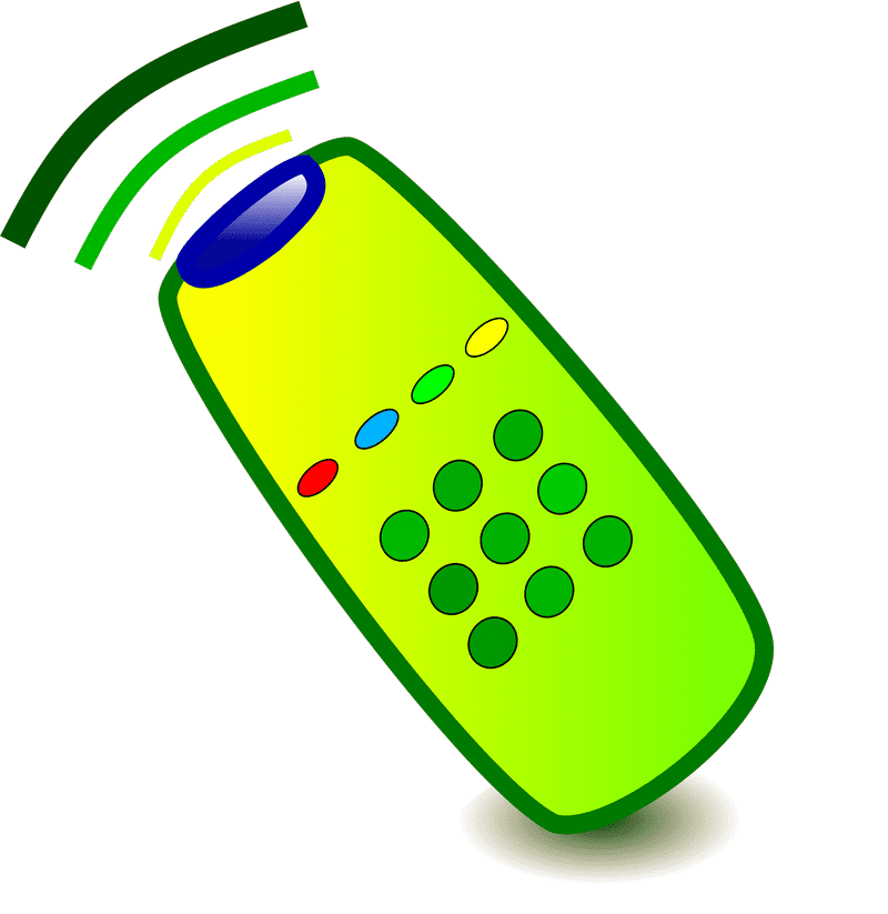 Vibrant Remote Control for Effortless Entertainment PNG