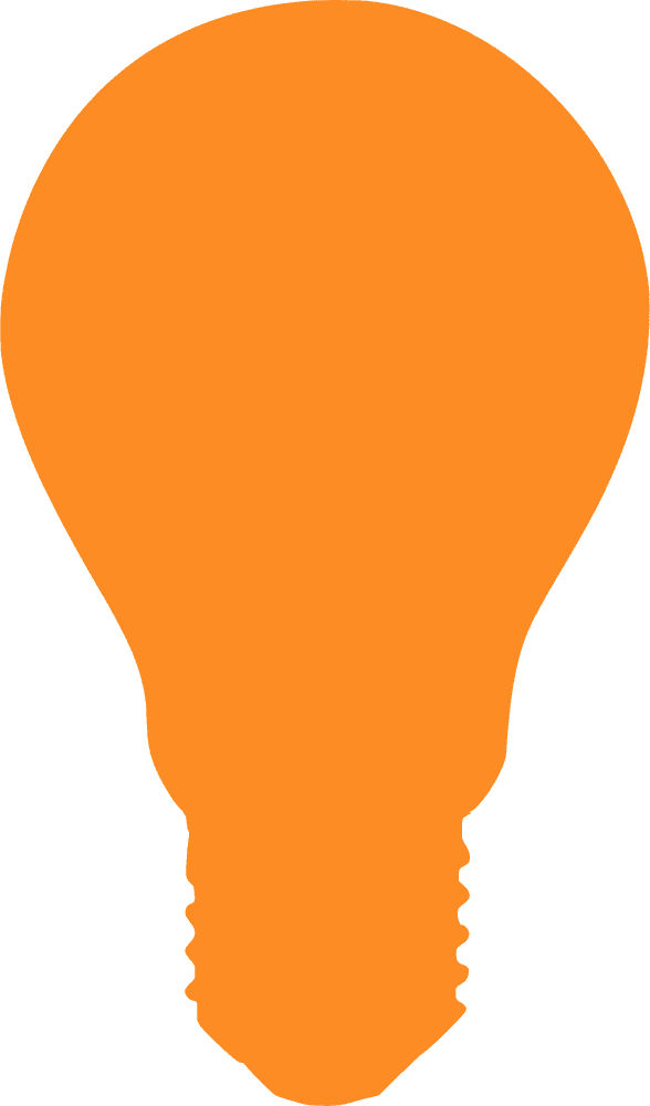 Bright Ideas with a Light Bulb PNG