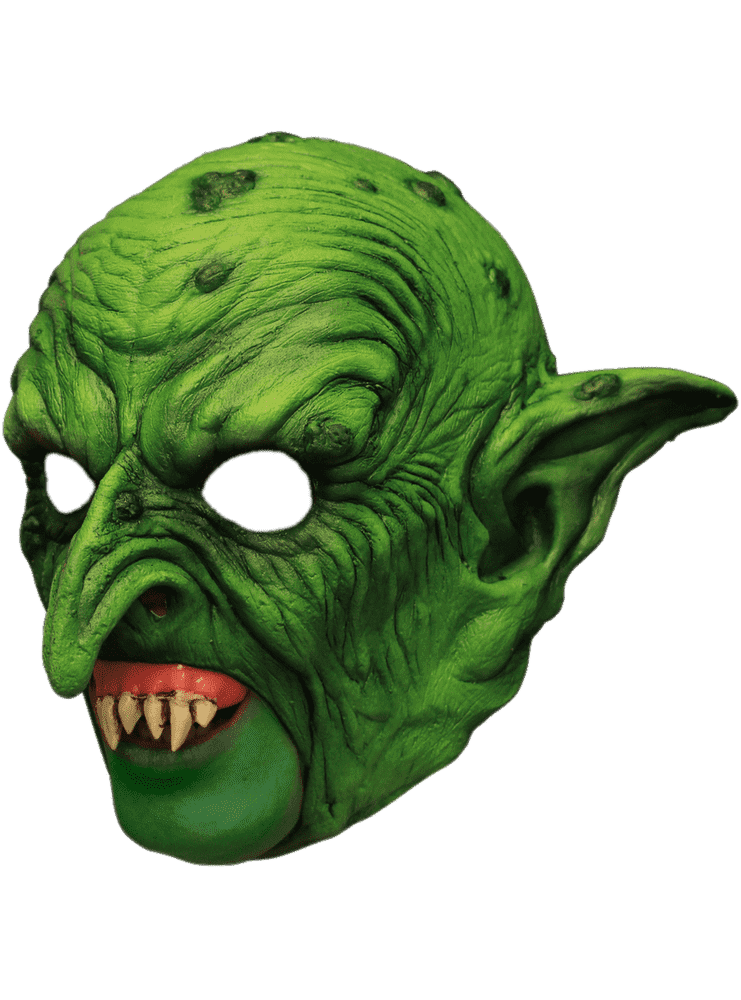 Fantasy Goblin with Oxygen Mask Design PNG