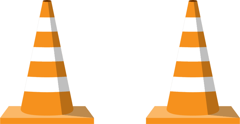 Traffic Cones That Look Like Ice Cream Cones PNG
