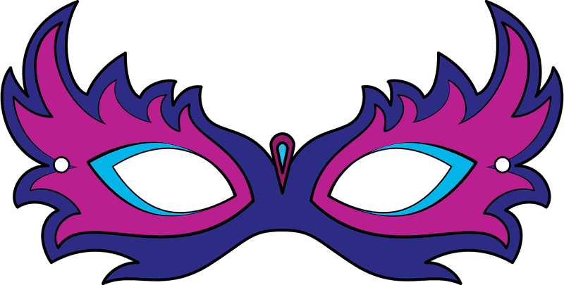 Creative Oxygen Mask Design with Vibrant Elements PNG