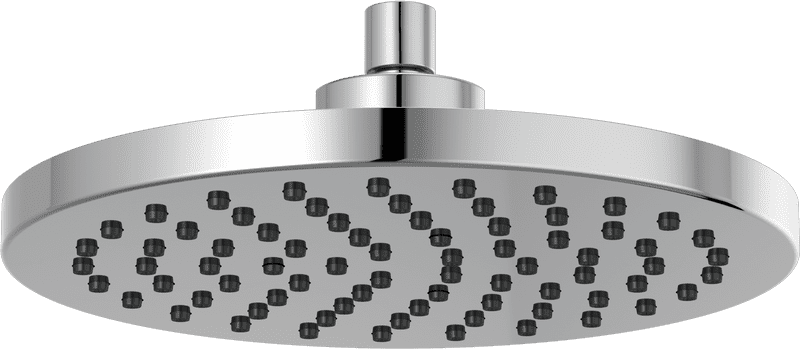 Shiny Bathroom Rainfall Showerhead Design PNG