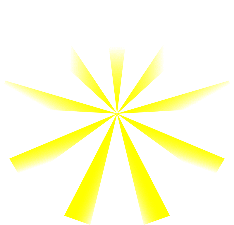 Radiant Sunrise Through Golden Rays PNG