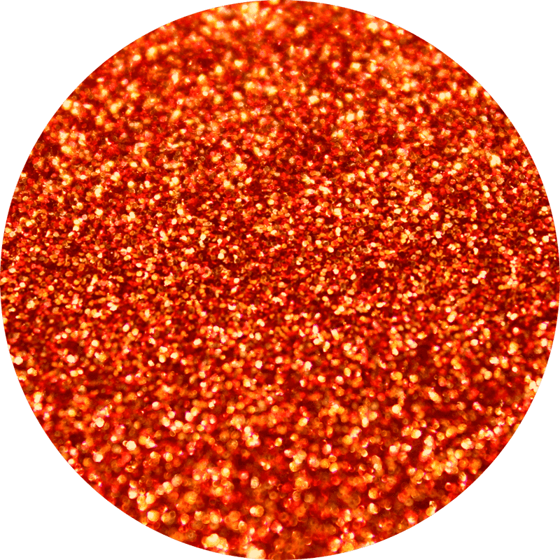 Radiant Orange Glitter Sparkle PNG