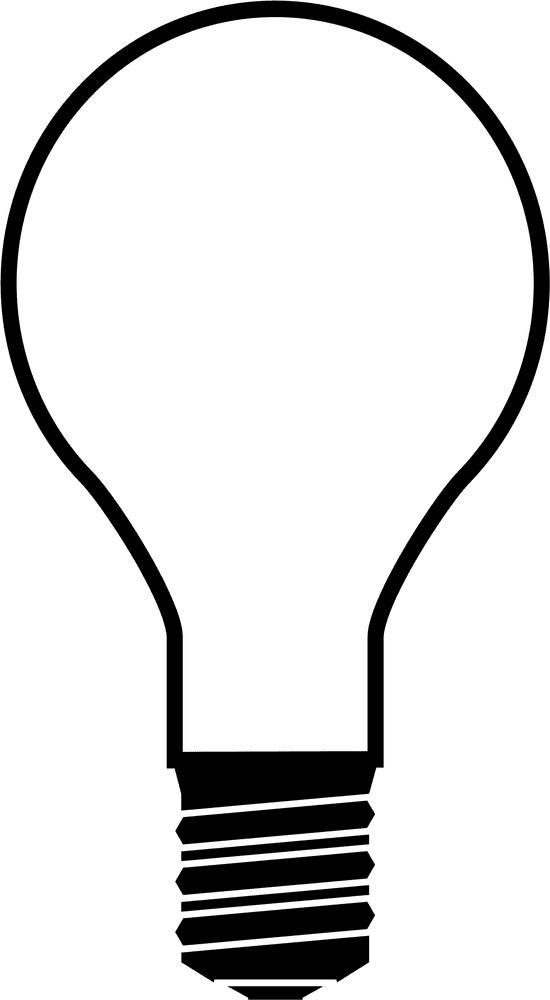 Bright Ideas in a Light Bulb PNG
