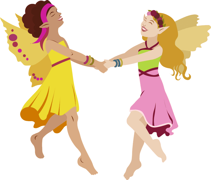 Fairy Dance of Joyful Friendship PNG