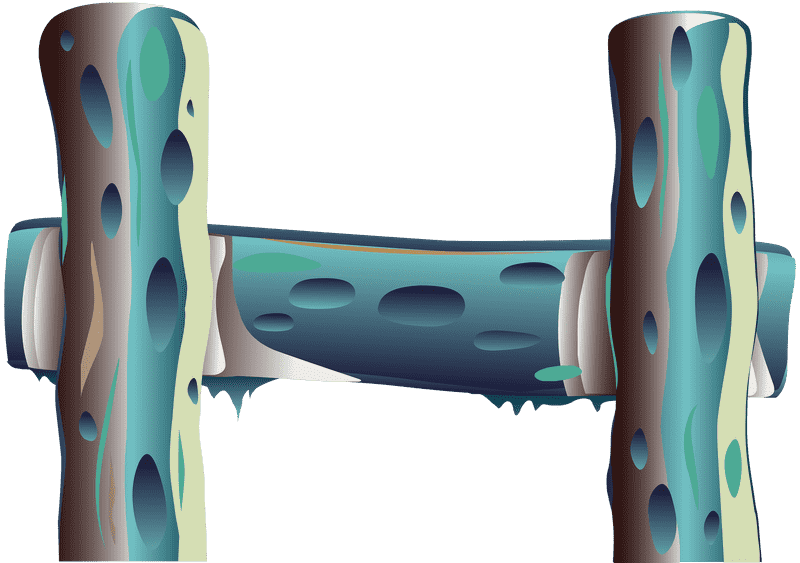 Eco-Friendly Bamboo Ladder Design PNG