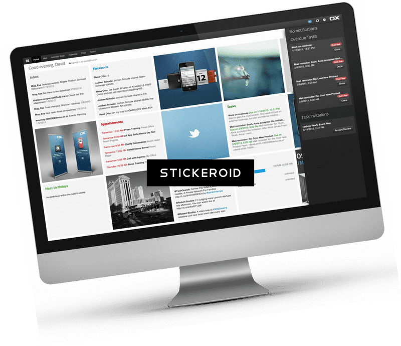 Computer Part Displaying Modern User Interface PNG