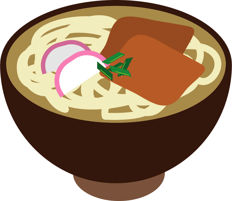 Delicious Udon Soup with Tofu and Vegetables PNG