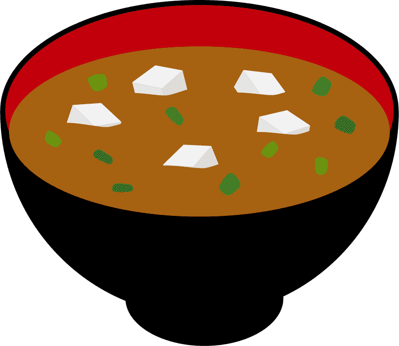 Savory Udon Soup with Tofu Delight PNG