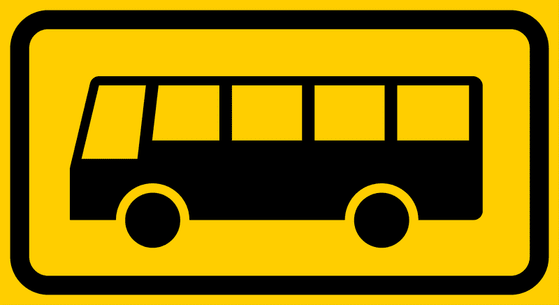 Bold Bus Adventure Ahead PNG