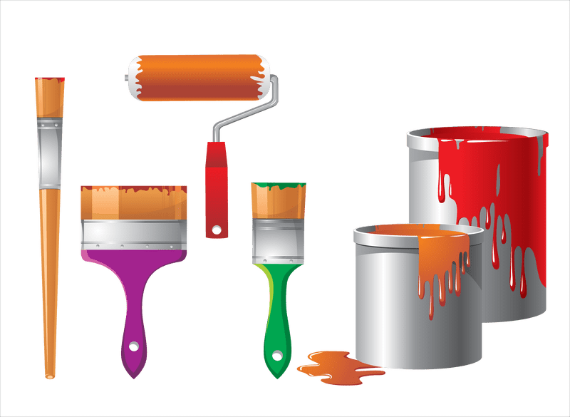 Versatile Clean Tool for Perfect Painting Projects PNG