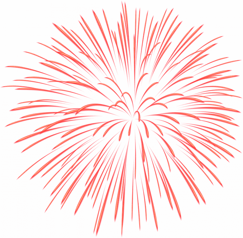 Radiant Firework Sparkler Celebration PNG