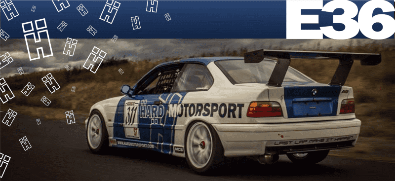 High-Performance Racing Car E36 Dream Machine PNG