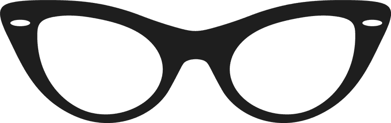 Vintage Style Magnifying Glass Spectacles PNG