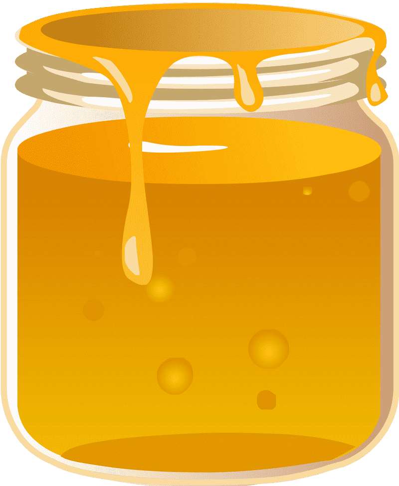 Golden Delight The Perfect Honey Jar PNG